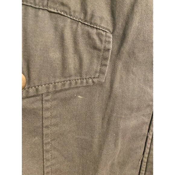 Hannah Women’s M Vest Olive Green Sleeveless Utility Vest With Pockets & Snap - Picture 10 of 14